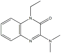 2(1H)-Quinoxalinone,3-(dimethylamino)-1-ethyl-(9CI) Struktur