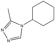 4H-1,2,4-Triazole,4-cyclohexyl-3-methyl-(9CI) Struktur