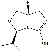 1H,3H-Pyrrolo[1,2-c]oxazol-5-ol,7,7a-dihydro-3-(1-methylethyl)-,(3R,7aS)-rel- Struktur