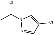 1H-Pyrazole,4-chloro-1-(1-chloroethyl)-(9CI) Struktur