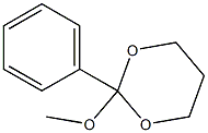 1,3-Dioxane,2-methoxy-2-phenyl-(9CI) Struktur