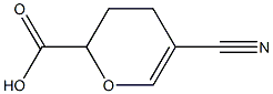 2H-Pyran-2-carboxylicacid,5-cyano-3,4-dihydro-(9CI) Struktur