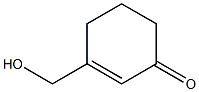 2-Cyclohexen-1-one,3-(hydroxymethyl)-(9CI) Struktur