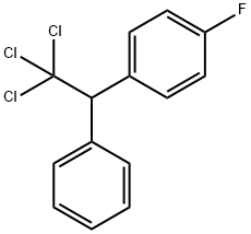 Benzene, 1-fluoro-4-(2,2,2-trichloro-1-phenylethyl)- Struktur