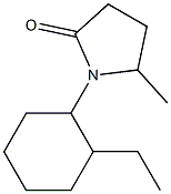 2-Pyrrolidinone,1-(2-ethylcyclohexyl)-5-methyl-(9CI) Struktur