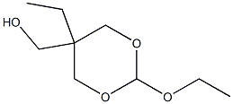 1,3-Dioxane-5-methanol,2-ethoxy-5-ethyl-(9CI) Struktur