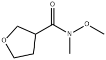 3-Furancarboxamide,tetrahydro-N-methoxy-N-methyl-(9CI) Struktur