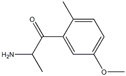 1-Propanone,2-amino-1-(5-methoxy-2-methylphenyl)-(9CI) Struktur