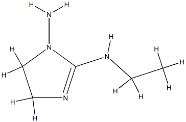 1H-Imidazole-1,2-diamine,N2-ethyl-4,5-dihydro-(9CI) Struktur