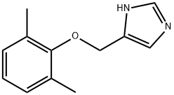 1H-Imidazole,4-[(2,6-dimethylphenoxy)methyl]-(9CI) Struktur