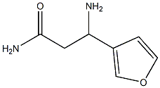 3-Furanpropanamide,beta-amino-(9CI) Struktur