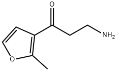 1-Propanone,3-amino-1-(2-methyl-3-furanyl)-(9CI) Struktur