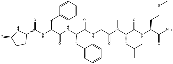 substance P (6-11), pGlu(6)-N-MeLeu(10)- Struktur