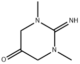 5(2H)-Pyrimidinone,tetrahydro-2-imino-1,3-dimethyl-(9CI) Struktur