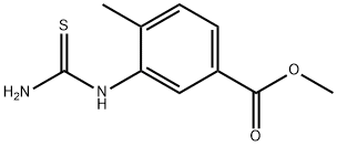 Methyl 4-Methyl-3-thioureidobenzoate Struktur