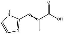 2-Propenoicacid,3-(1H-imidazol-2-yl)-2-methyl-(9CI) Struktur