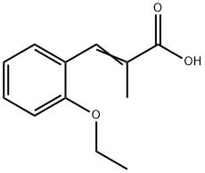 2-Propenoicacid,3-(2-ethoxyphenyl)-2-methyl-(9CI) Struktur