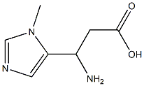 1H-Imidazole-5-propanoicacid,beta-amino-1-methyl-(9CI) Struktur