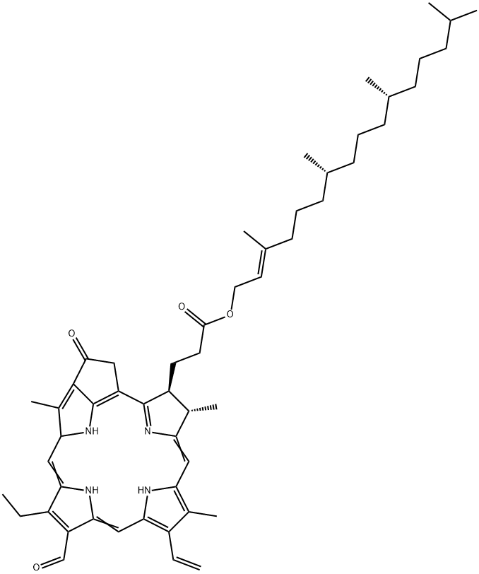 Pyropheophorbide b Struktur