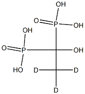 Etidronic Acid-d3 Sodium Salt Struktur