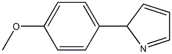 2H-Pyrrole,2-(4-methoxyphenyl)-(9CI) Struktur