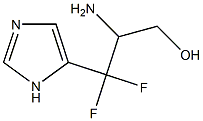 1H-Imidazole-4-propanol,  -bta--amino--gamma-,-gamma--difluoro-  (9CI) Struktur