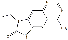 2H-Imidazo[4,5-g]quinazolin-2-one,8-amino-3-ethyl-1,3-dihydro-(9CI) Struktur