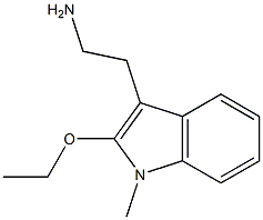 1H-Indole-3-ethanamine,2-ethoxy-1-methyl-(9CI) Struktur