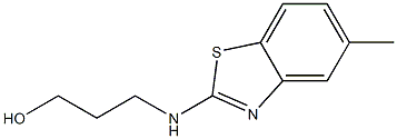 1-Propanol,3-[(5-methyl-2-benzothiazolyl)amino]-(9CI) Struktur