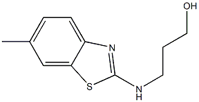 1-Propanol,3-[(6-methyl-2-benzothiazolyl)amino]-(9CI) Struktur