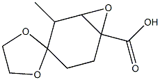 Spiro[1,3-dioxolane-2,3-[7]oxabicyclo[4.1.0]heptane]-6-carboxylic acid, 2-methyl-, (1alpha,2alpha,6alpha)- (9CI) Struktur