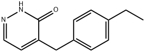 3(2H)-Pyridazinone,4-[(4-ethylphenyl)methyl]-(9CI) Struktur