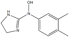 1H-Imidazol-2-amine,N-(3,4-dimethylphenyl)-4,5-dihydro-N-hydroxy-(9CI) Struktur