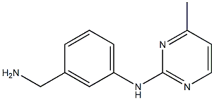 2-Pyrimidinamine,N-[3-(aminomethyl)phenyl]-4-methyl-(9CI) Struktur