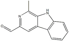 9H-Pyrido[3,4-b]indole-3-carboxaldehyde,1-methyl-(9CI) Struktur