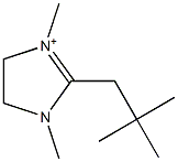 1H-Imidazolium,2-(2,2-dimethylpropyl)-4,5-dihydro-1,3-dimethyl-(9CI) Struktur