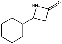 2-Azetidinone,4-cyclohexyl-(9CI) Struktur