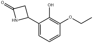 2-Azetidinone,4-(3-ethoxy-2-hydroxyphenyl)-(9CI) Struktur