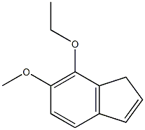 1H-Indene,7-ethoxy-6-methoxy-(9CI) Struktur