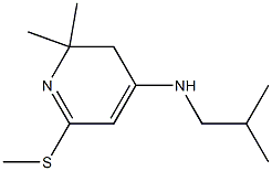 4-Pyridinamine,2,3-dihydro-2,2-dimethyl-N-(2-methylpropyl)-6-(methylthio)-(9CI) Struktur