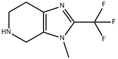 3H-Imidazo[4,5-c]pyridine,4,5,6,7-tetrahydro-3-methyl-2-(trifluoromethyl)-(9CI) Struktur