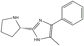 1H-Imidazole,4-methyl-5-phenyl-2-(2S)-2-pyrrolidinyl-(9CI) Struktur