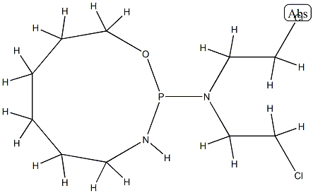 N,N-bis(2-chloroethyl)-1,3,2-oxazaphosphonan-2-amine Struktur