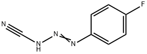 1-Triazene-1-carbonitrile,3-(4-fluorophenyl)-(9CI) Struktur