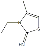 2(3H)-Thiazolimine,3-ethyl-4-methyl-(9CI) Struktur