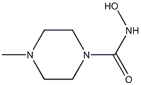 1-Piperazinecarboxamide,N-hydroxy-4-methyl-(9CI) Struktur