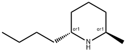 Piperidine, 2-butyl-6-methyl-, (2R,6R)-rel- (9CI) Struktur