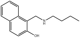 1-[(butylamino)methyl]naphthalen-2-ol Struktur