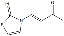 3-Buten-2-one,4-(2-imino-3(2H)-thiazolyl)-(9CI) Struktur