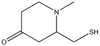 4-Piperidinone,2-(mercaptomethyl)-1-methyl-(9CI) Struktur